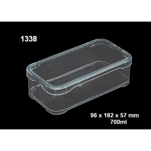 กล่องกลาสติกแข็งใสใส่ขนม No.1338 ยกลัง 12 ใบ