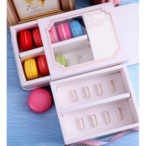 กล่องใส่มาการอง สำหรับมาการอง 5 และ 10 ชิ้น (MA07)