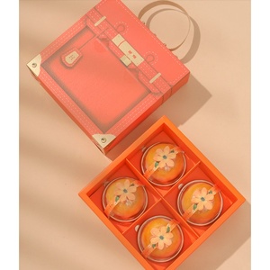 กล่องขนม แบ่ง4 ช่อง 6 ช่อง มีหูหิ้ว กล่องคุ๊กกี้ ไฮโซพรีเมี่ยม (MOON151)