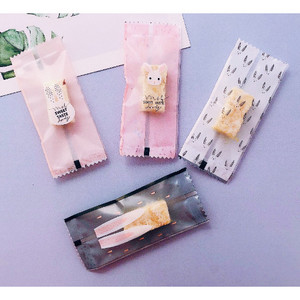 ถุงซีลเล็ก 9.5*4 ถุงซิลขนม นูกัต /ท็อฟฟี่ Baking packaging (FO10)