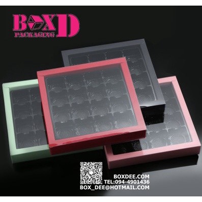 กล่องช็อคโกแลต16ช่อง พรีเมี่ยม กล่องขนม A16 รหัส A16 | BoxDee
