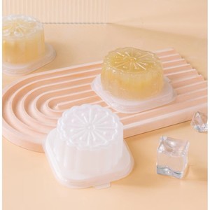ถ้วยแม่พิมพ์พลาสติกPP ใส่ข้าวปั้น ซูชิ ขนมเทียน(ไม่ต้องห่อใบตองรุ่นใหม่) ทรงขนมไหว้พระจันทร์ ทรงสามเหลี่ยม แพค25ใบ XX086