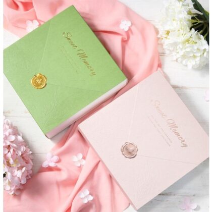 กล่องขนมแบ่ง4ช่องกล่องคุ๊กกี้ กล่องของขวัญ เรียบหรู รหัส PA22 | BoxDee