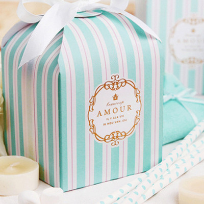 แพค5ใบ กล่องคุ๊กกี้ ลูกอม ขนม ช๊อคโกแลต Amour รหัส QQ23 | BoxDee