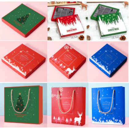 กล่องใส่ช็อคโกแลต9ช่อง กล่องใส่ช็อคโกแลตนามะ คริสสมาต์ รหัส CT59 | BoxDee