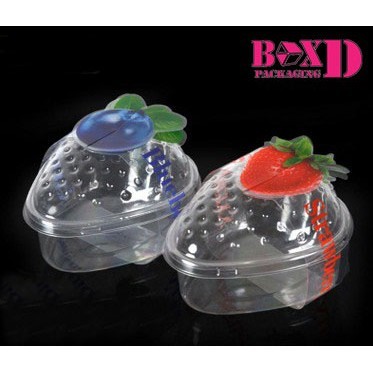 ถ้วยมูสทรงสตอเบอรี่ สายคาดสตอเบอรี่ สายคาดบลูเบอรี่ ขนาด7.2*9*4 cm แพค 50 ใบ คาเฟ่ U13