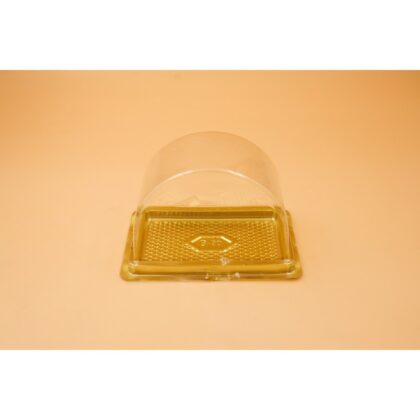 กล่องเบอเกอรี่ เค้ก แยมโรล ฝาโดมสูง ฐานสีทอง 6x10.5x8.2-9.3x13.3x8.2 ซม แพค 50 ใบ ร้านเบเกอรี่ ZZ020