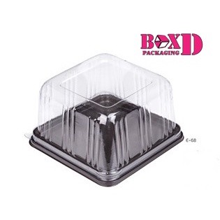 กล่องฐานน้ำตาล รุ่น E68 (เบบี้เค้ก) แพค 10 ใบ