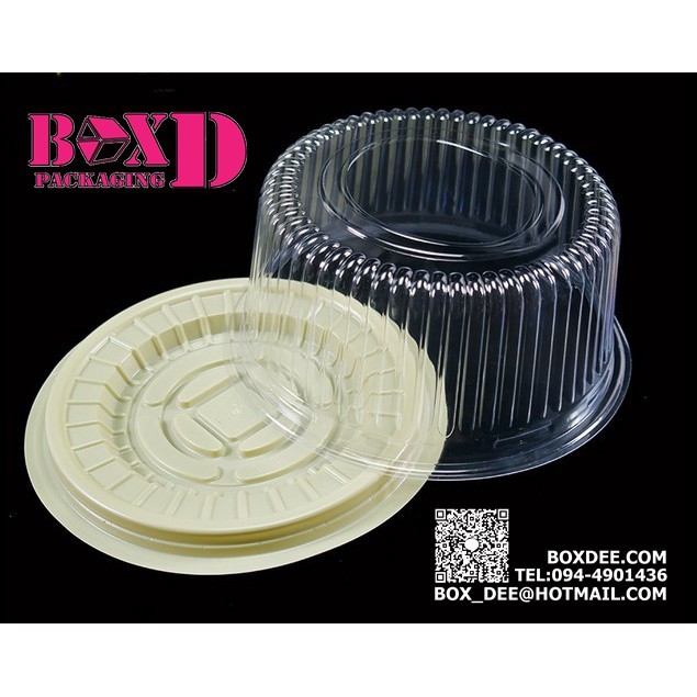 กล่องขนมเปี๊ยะ ก้นตั้ง ฝาโดม หลายสี แพคละ20ชิ้น 15x8-24x8 ซม ร้านเบเกอรี่ XX059 - Image 2