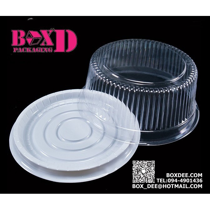 กล่องขนมเปี๊ยะ ก้นตั้ง ฝาโดม หลายสี แพคละ20ชิ้น 15x8-24x8 ซม ร้านเบเกอรี่ XX059 - Image 4