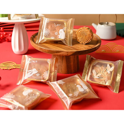 ถุงซีลขนม คุ๊กกี้ ขนมไหว้พระจันทร์ 9x11-11x15 ซม แพคสินค้า FO08